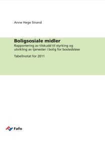 Boligsosiale midler