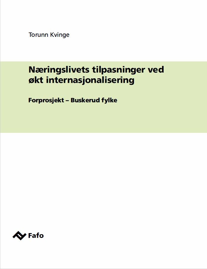 Næringslivets tilpasninger ved økt internasjonalisering