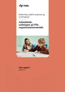 Arbeidstidsordninger på FOs organisasjonsområde