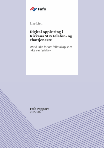 Digital opplæring i Kirkens SOS’ telefon- og chattjeneste