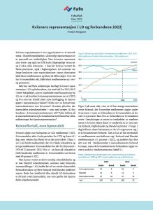 Kvinners representasjon i LO og forbundene 2022