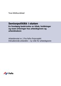 Seniorpolitikk i staten