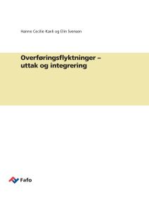 Overføringsflyktninger – uttak og integrering