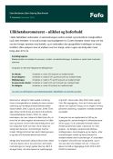 Ulikhetsbarometeret – ulikhet og boforhold