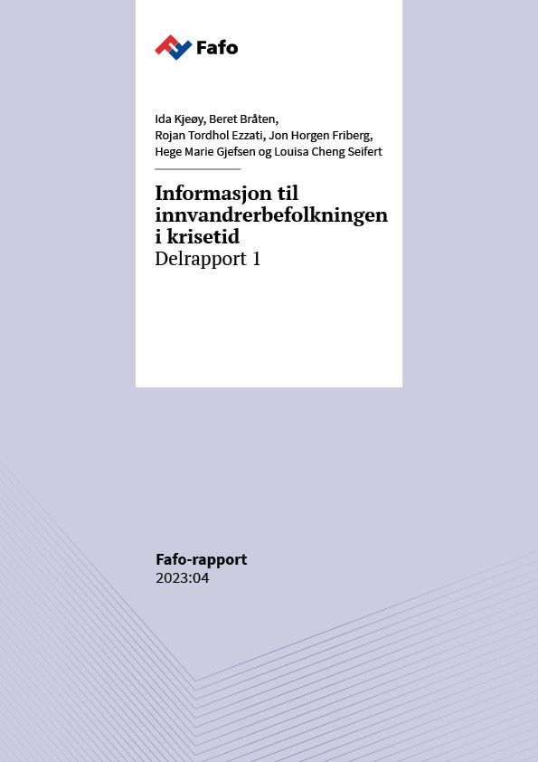 Informasjon til innvandrerbefolkningen i krisetid