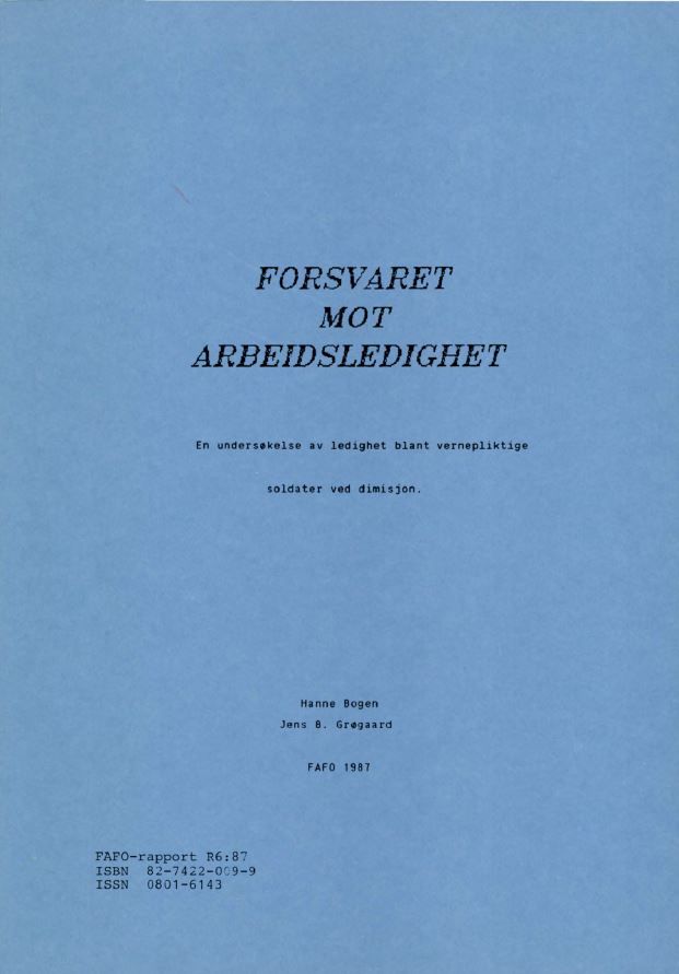 Forsvaret mot arbeidsledighet