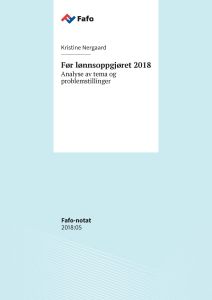 Før lønnsoppgjøret 2018