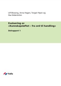 Evaluering av Kunnskapsløftet – fra ord til handling