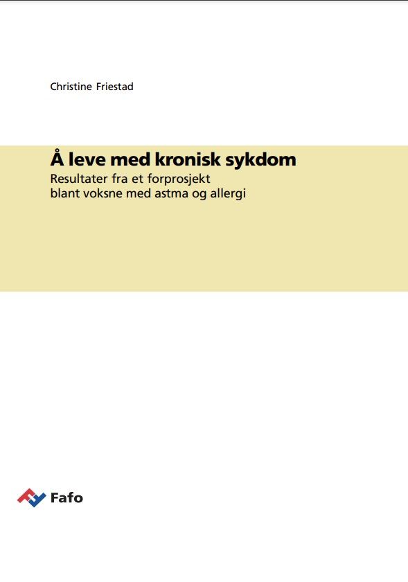 Å leve med kronisk sykdom