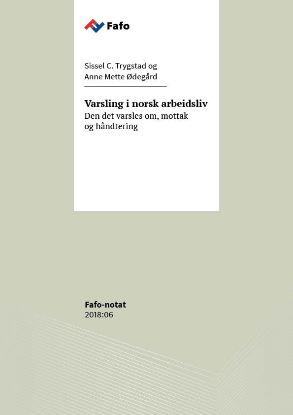 Varsling i norsk arbeidsliv