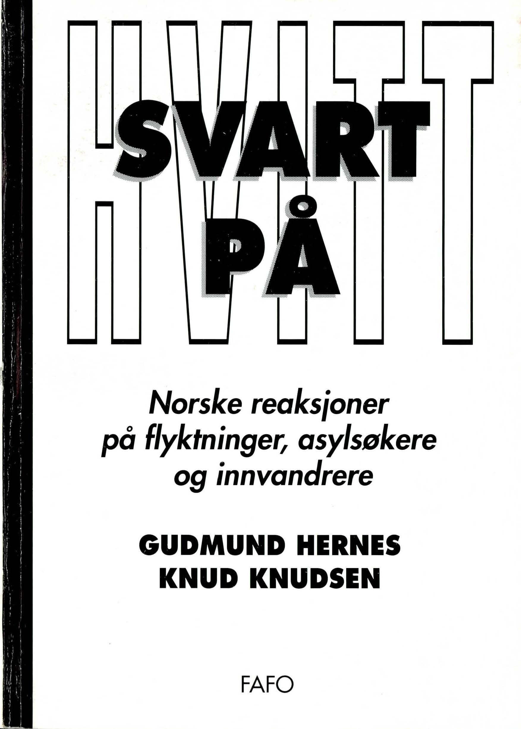 Svart på hvitt