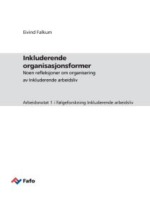Inkluderende organisasjonsformer