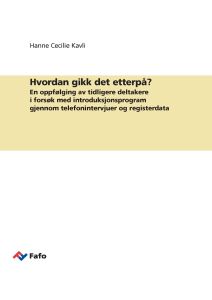 Hvordan gikk det etterpå?