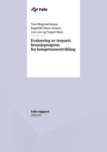 Evaluering av treparts bransjeprogram for kompetanseutvikling