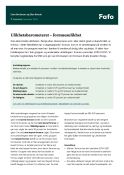 Ulikhetsbarometeret – formuesulikhet