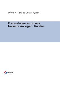 Framveksten av private helseforsikringer i Norden