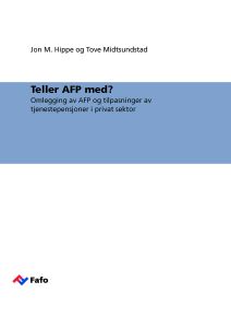 Teller AFP med?