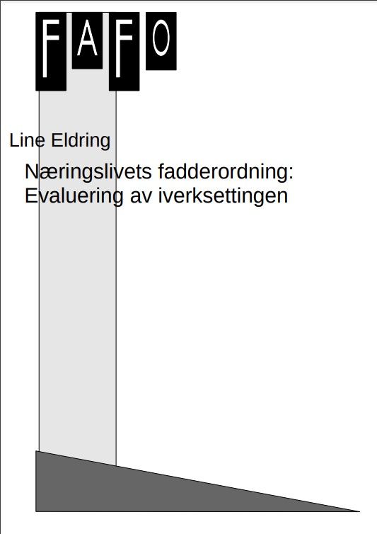 Næringslivets fadderordning: Evaluering av iverksettelsen