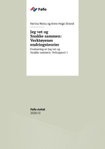 Jeg vet og Snakke sammen: Verktøyenes endringsteorier