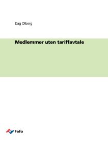 Medlemmer uten tariffavtale