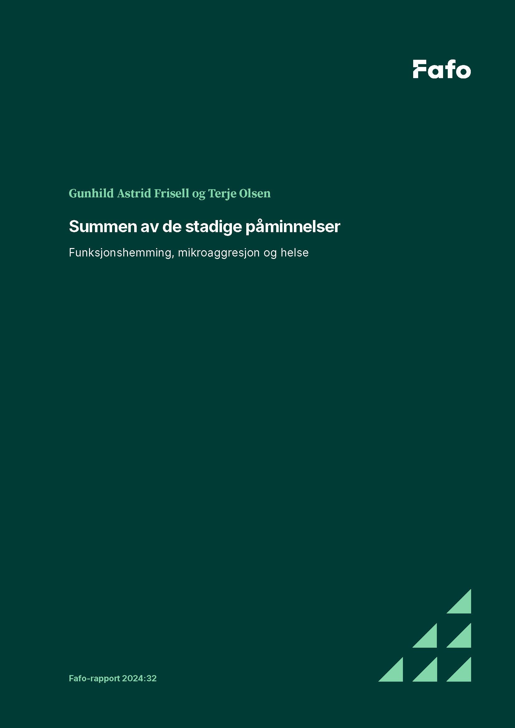 Summen av de stadige påminnelser – funksjonshemming, mikroaggresjon og helse