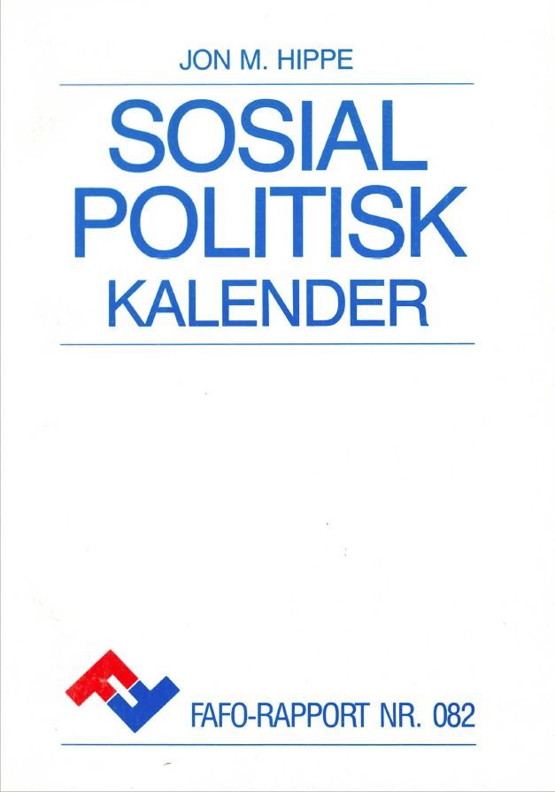 Sosialpolitisk kalender 2. utg.