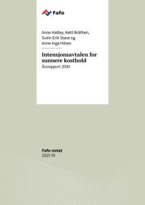 Intensjonsavtalen for sunnere kosthold