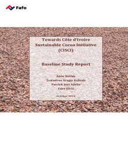 Towards Côte d’Ivoire Sustainable Cocoa Initiative