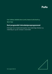 Kort programtid i introduksjonsprogrammet