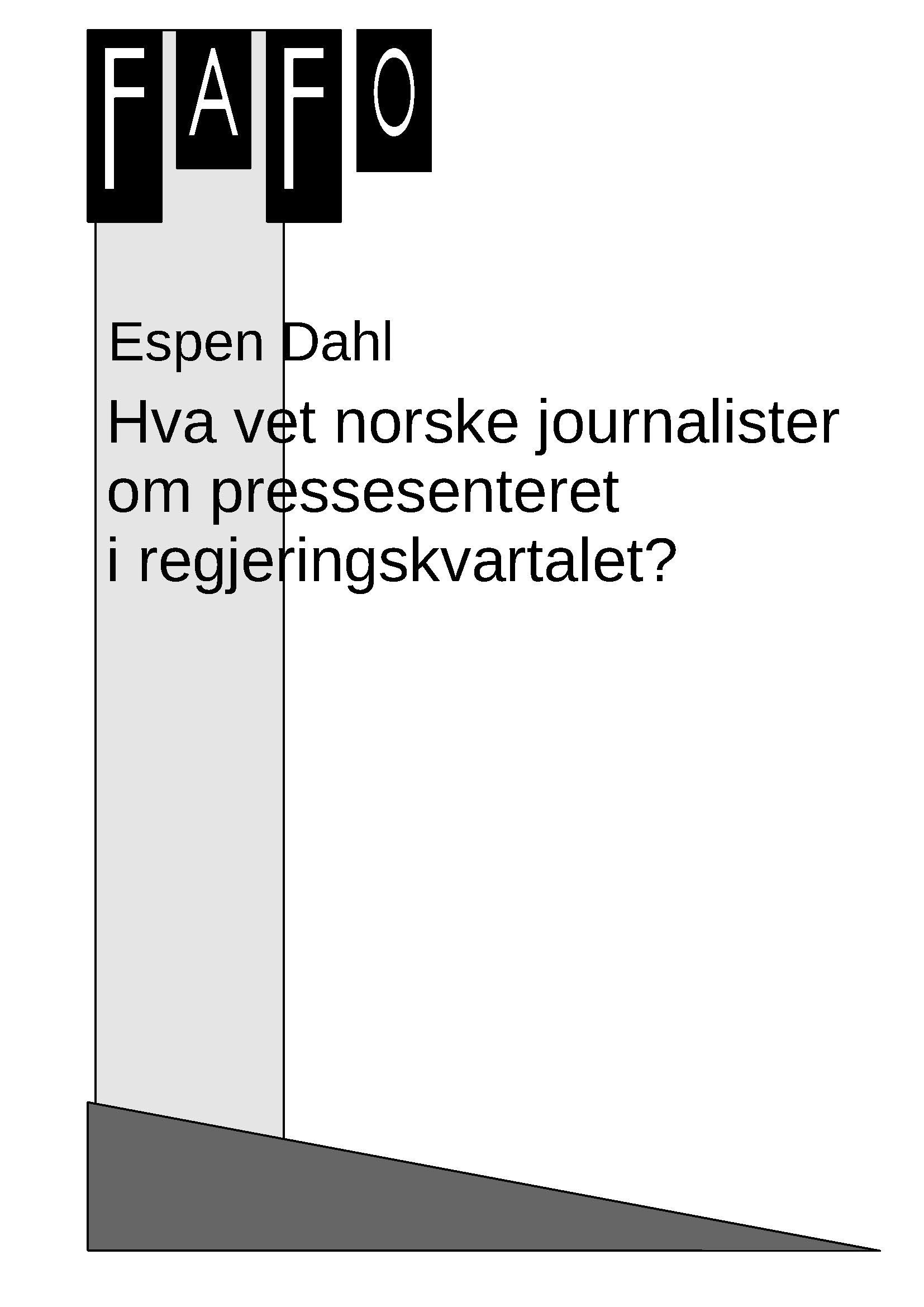 Hva vet norske journalister om pressesenteret i regjeringskvartalet?