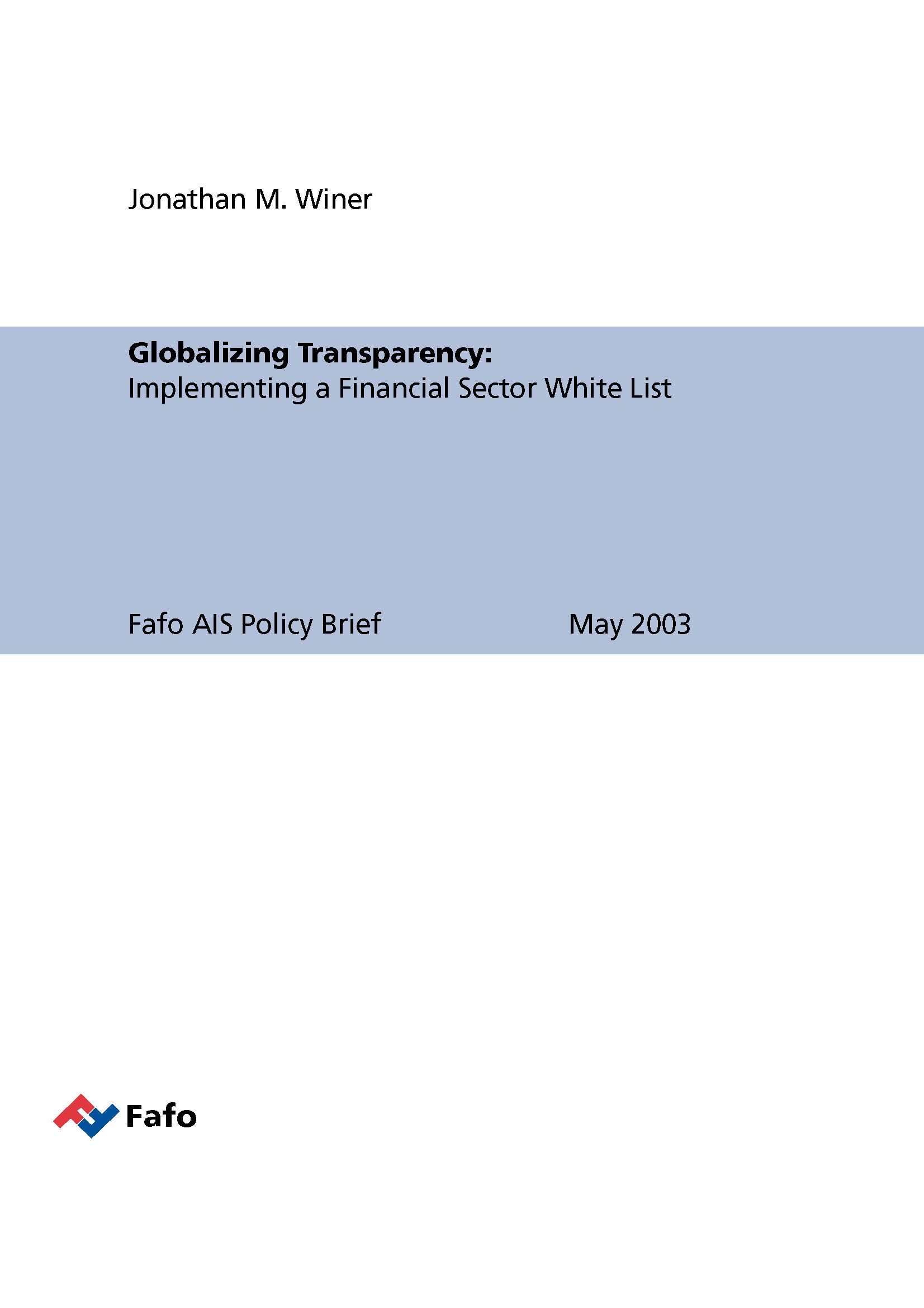 Globalizing Transparency: