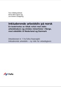 Inkluderende arbeidsliv på norsk