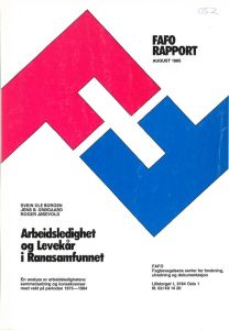 Arbeidsledighet og levekår i Rana-samfunnet