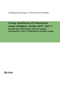 Living conditions of Palestinian camp refugees, Jordan 2011, Tabulation report, Part 1