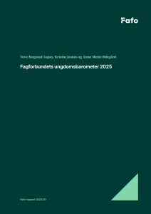 Fagforbundets ungdomsbarometer 2025