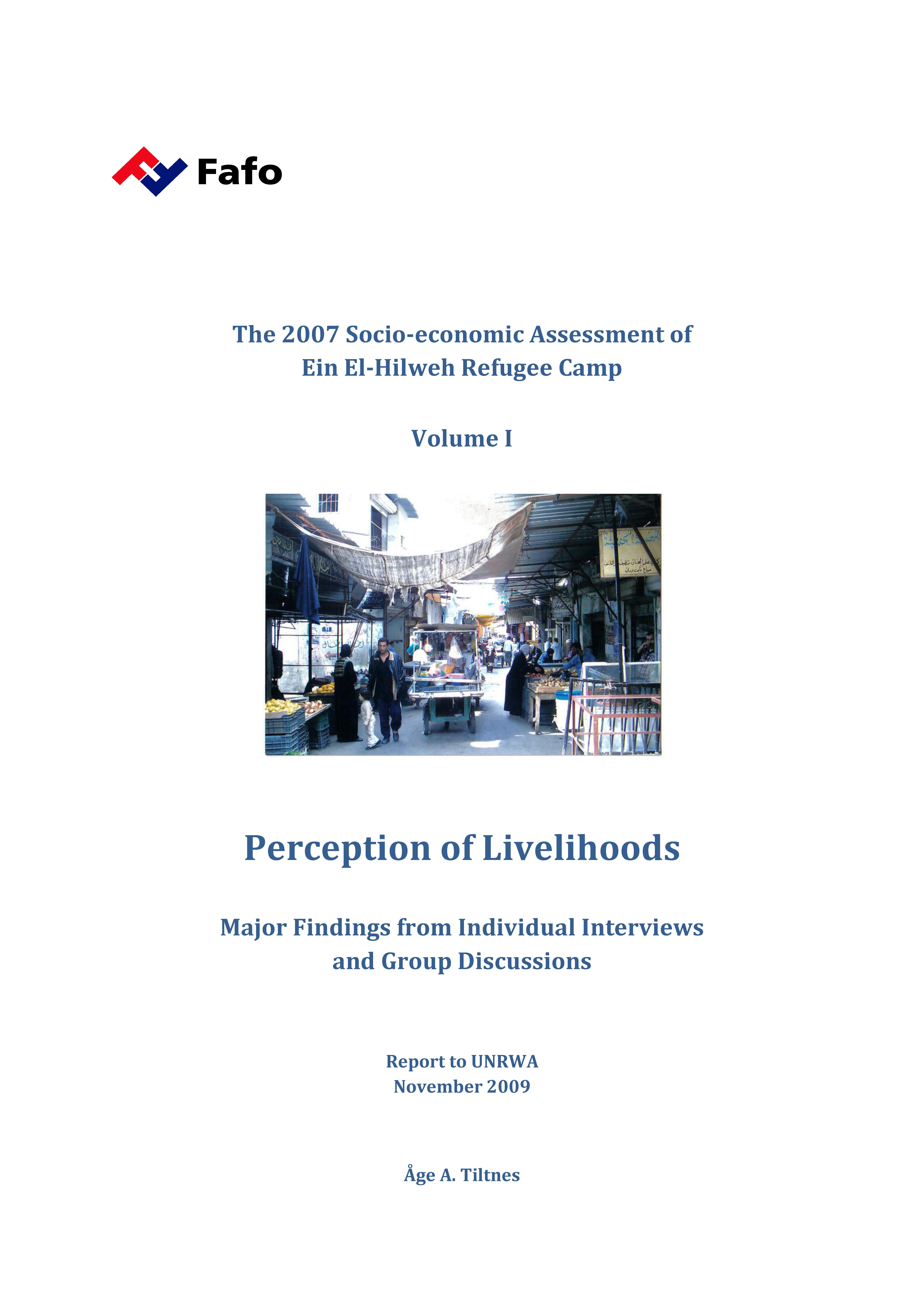 Perception of Livelihoods