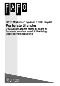 Fra første til andre