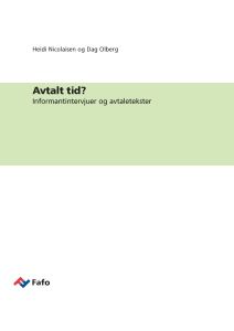 Avtalt tid?