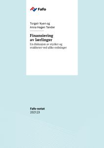 Finansiering av lærlinger