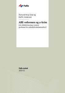 ABE-reformen og a-krim