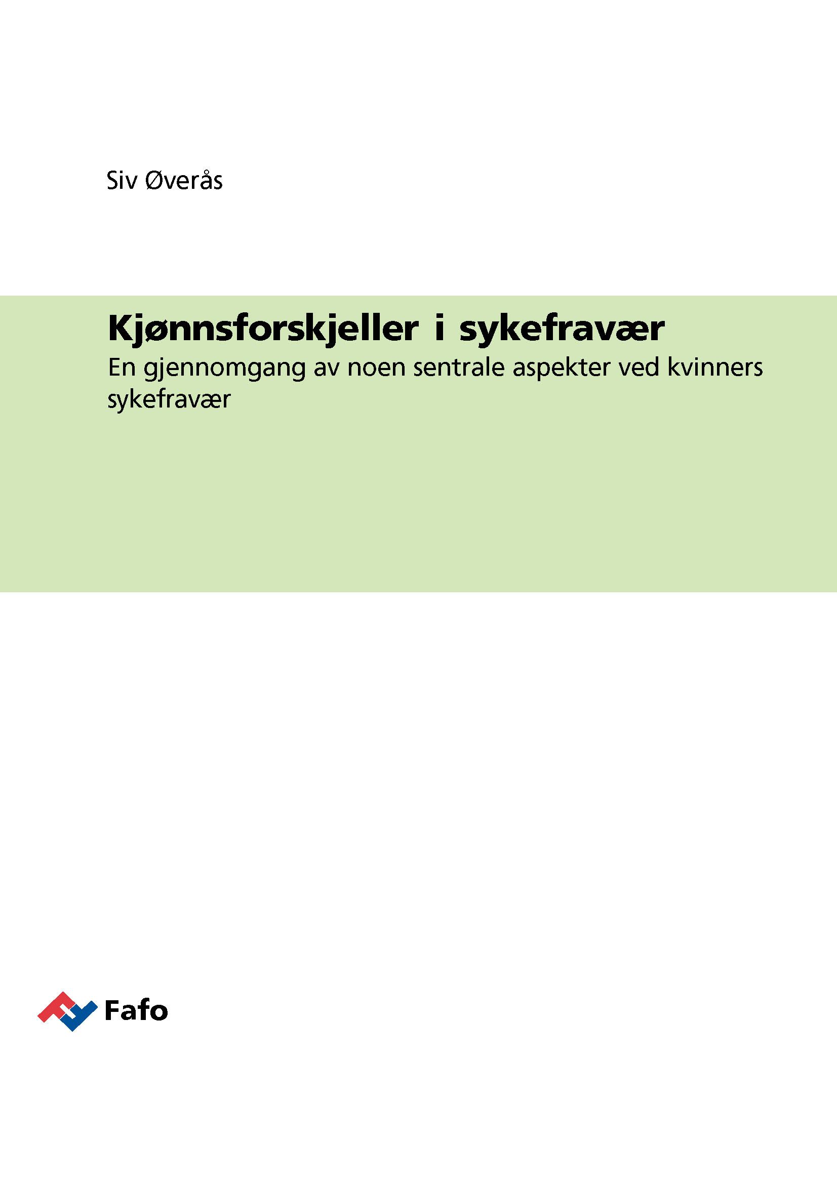 Kjønnsforskjeller i sykefravær