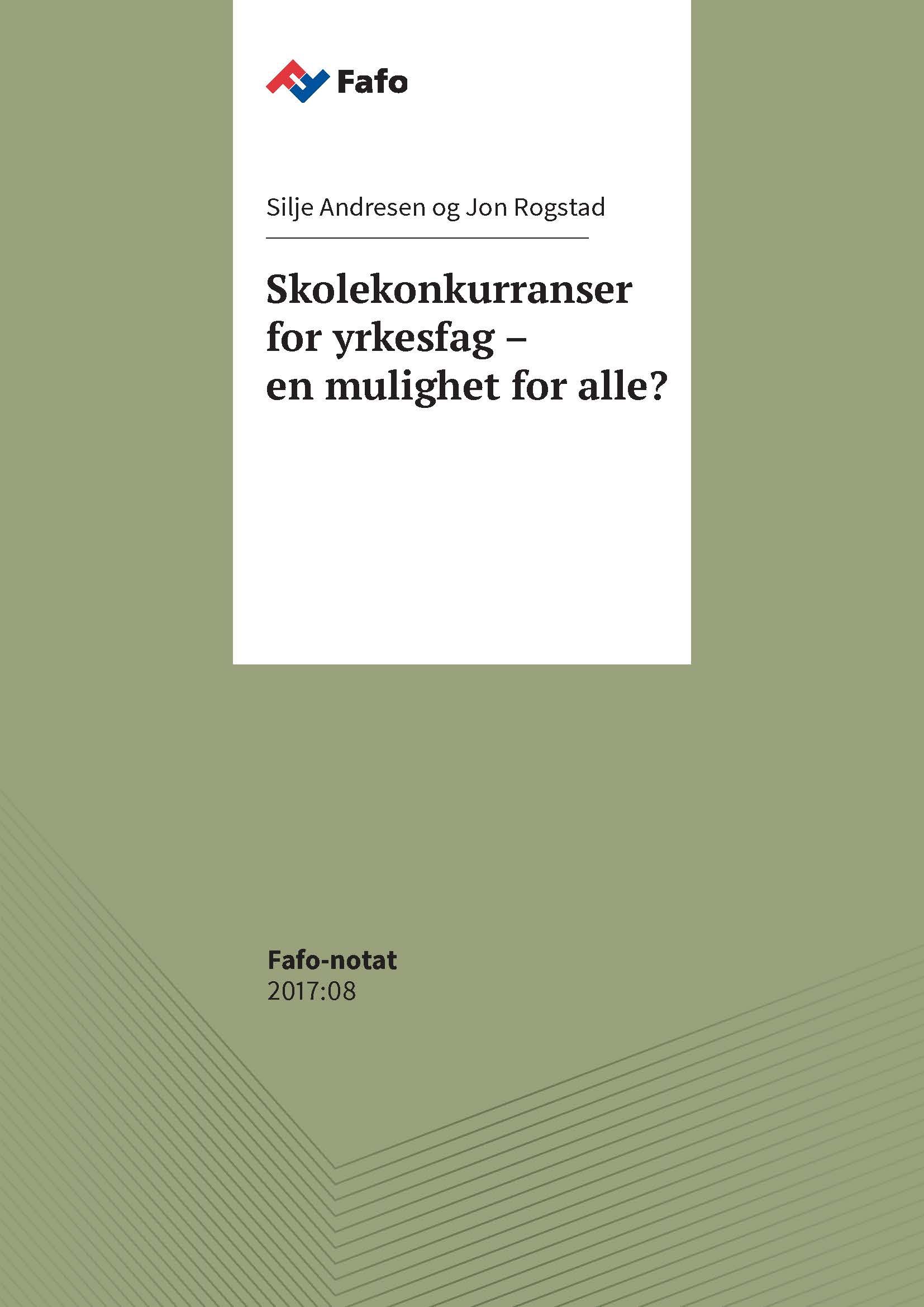 Skolekonkurranser for yrkesfag – en mulighet for alle?