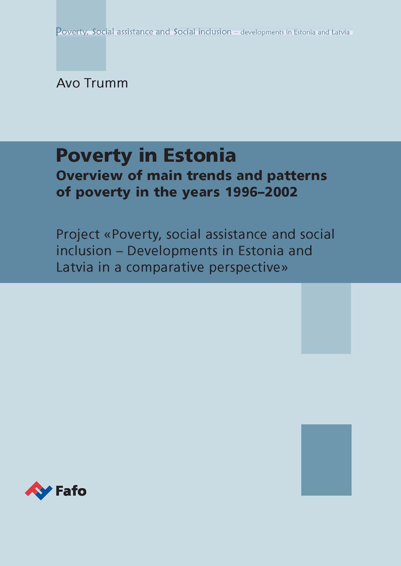 Poverty in Estonia