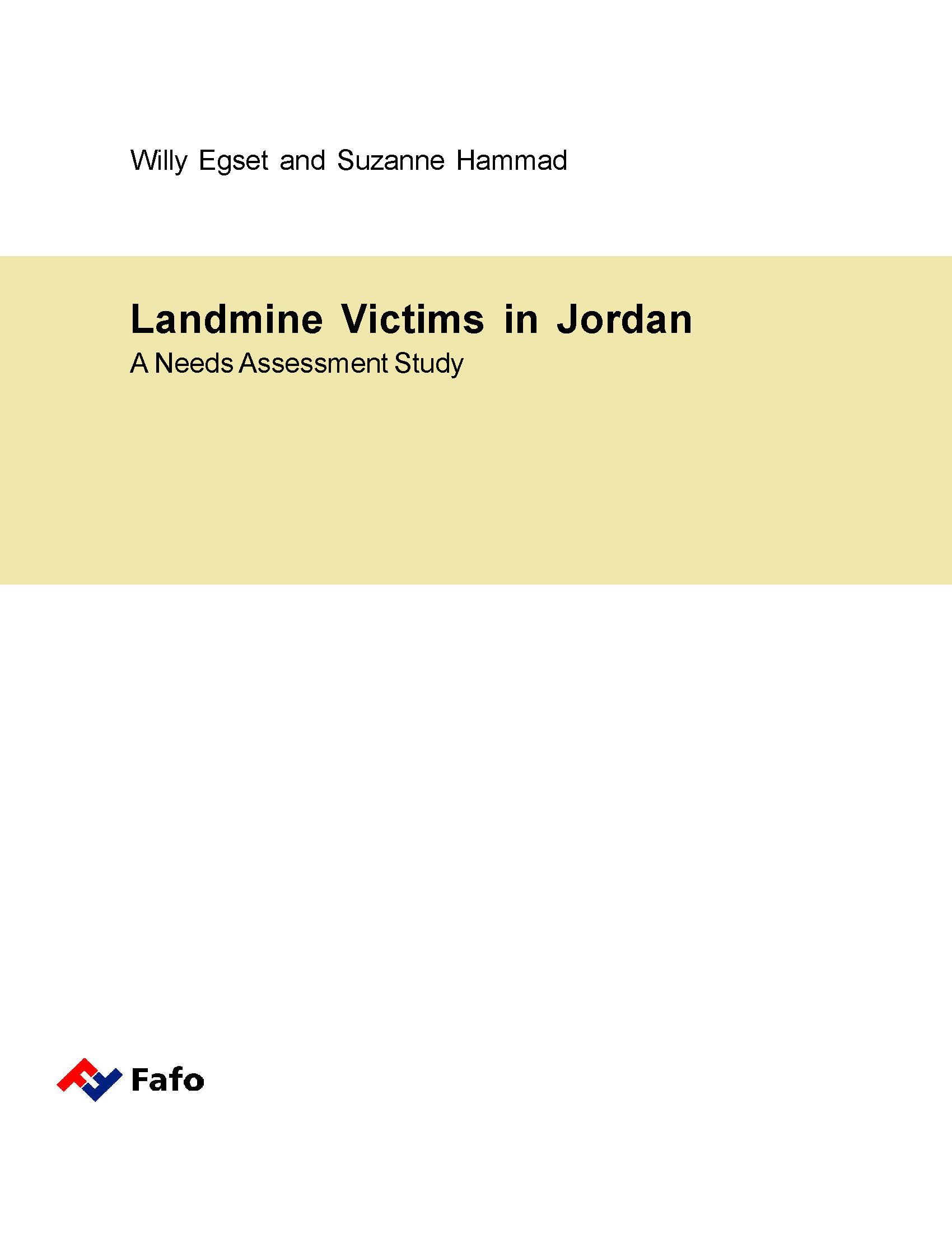 Landmine Victims in Jordan