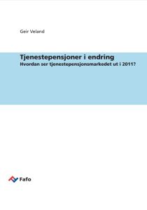 Tjenestepensjoner i endring