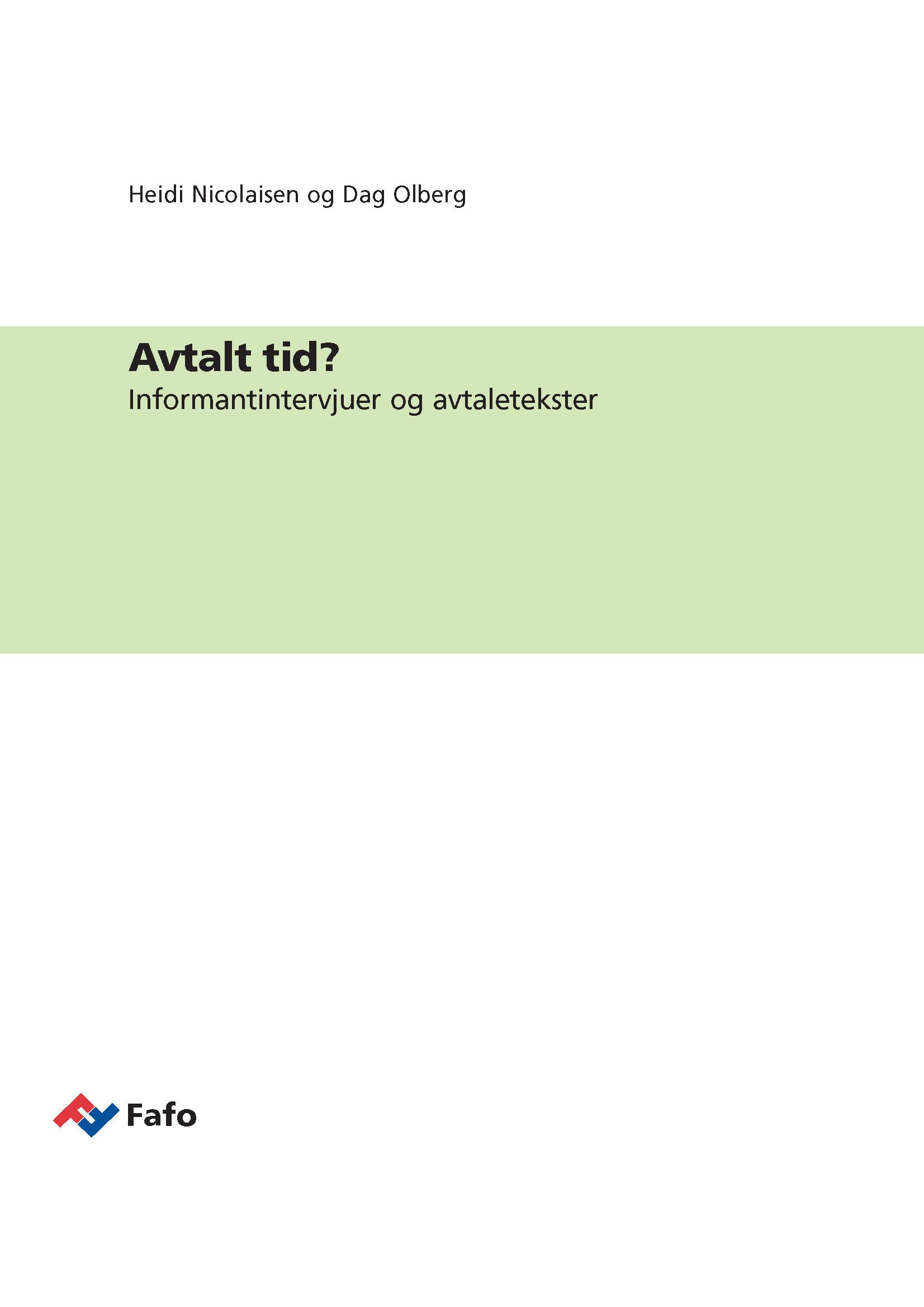 Avtalt tid?