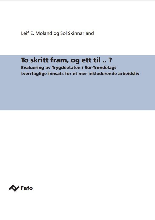 To skritt fram, og ett til .. ?
