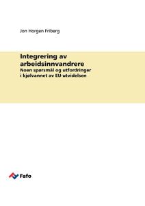 Integrering av arbeidsinnvandrere