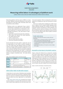Measuring online labour: A subcategory of platform work