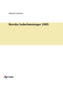 Norske lederlønninger 2005